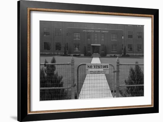 No Openings-Dorothea Lange-Framed Premium Giclee Print