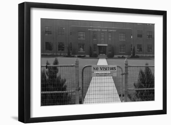 No Openings-Dorothea Lange-Framed Premium Giclee Print