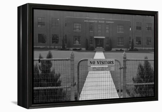 No Openings-Dorothea Lange-Framed Stretched Canvas