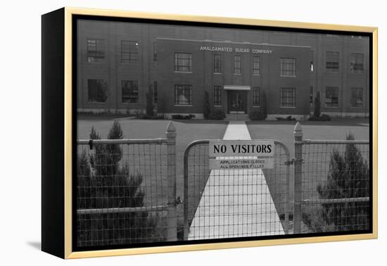 No Openings-Dorothea Lange-Framed Stretched Canvas