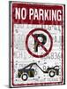 No Parking-Design Turnpike-Mounted Giclee Print