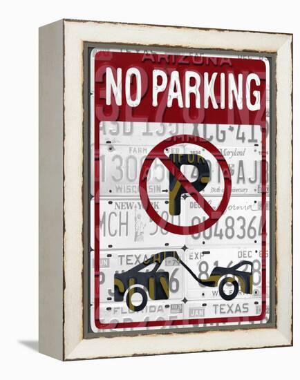 No Parking-Design Turnpike-Framed Premier Image Canvas