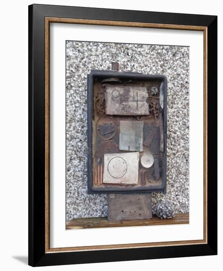 NO PENCILS Please... WE ARE British, 2019 (Detritus Construction)-Peter McClure-Framed Giclee Print