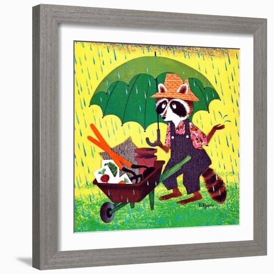 No Planting Today - Jack & Jill-Allan Eitzen-Framed Giclee Print