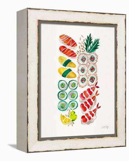 No Platter Sushi-Cat Coquillette-Framed Premier Image Canvas