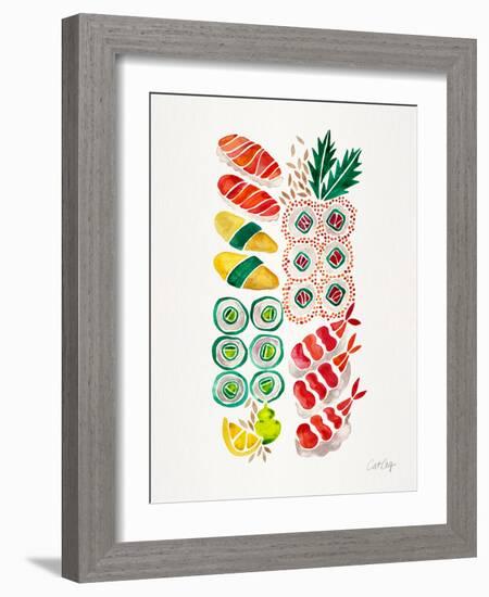 No Platter Sushi-Cat Coquillette-Framed Giclee Print