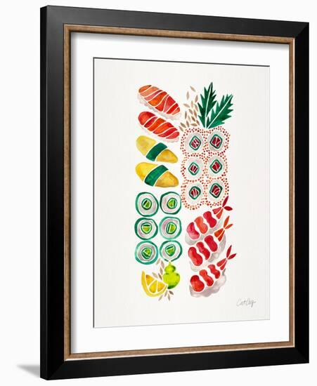 No Platter Sushi-Cat Coquillette-Framed Giclee Print