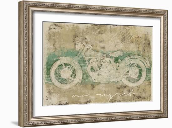 No Regret Motorcycle-Eric Yang-Framed Art Print