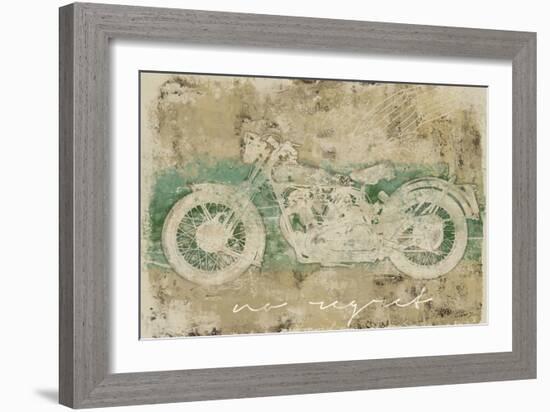 No Regret Motorcycle-Eric Yang-Framed Art Print