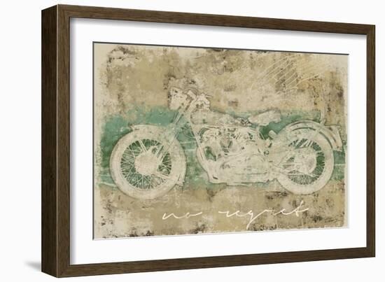 No Regret Motorcycle-Eric Yang-Framed Art Print