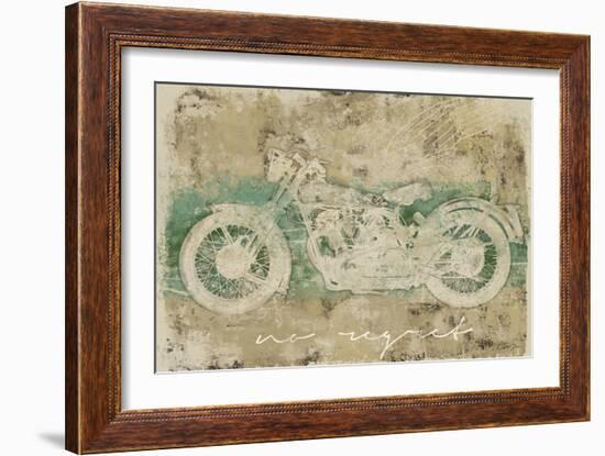 No Regret Motorcycle-Eric Yang-Framed Art Print