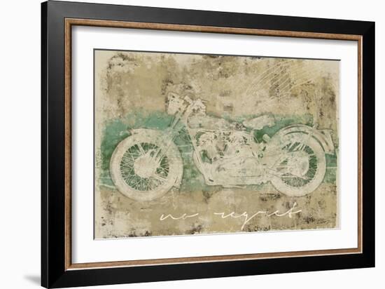 No Regret Motorcycle-Eric Yang-Framed Art Print