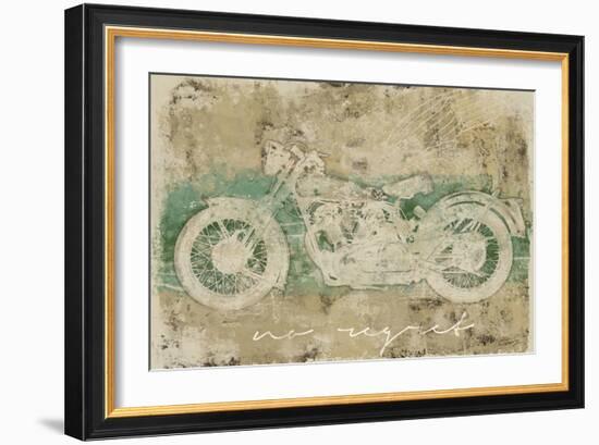 No Regret Motorcycle-Eric Yang-Framed Art Print