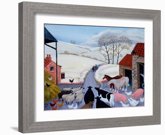 No Room at the Inn-Margaret Loxton-Framed Giclee Print