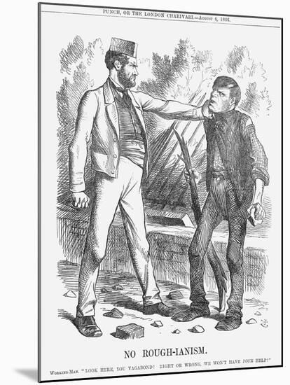 No Rough-Ianism, 1866-John Tenniel-Mounted Giclee Print
