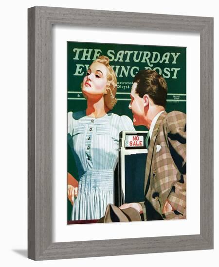 "'No Sale'," Saturday Evening Post Cover, May 6, 1939-John Hyde Phillips-Framed Giclee Print