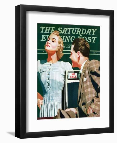 "'No Sale'," Saturday Evening Post Cover, May 6, 1939-John Hyde Phillips-Framed Giclee Print