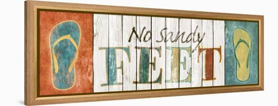 No Sandy Feet-Sd Graphics Studio-Framed Stretched Canvas