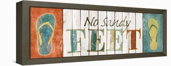 No Sandy Feet-Sd Graphics Studio-Framed Stretched Canvas