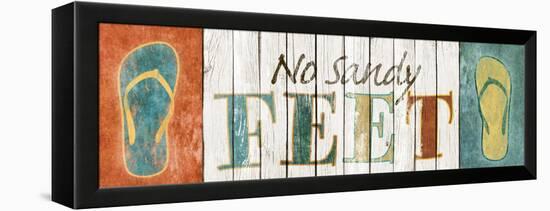 No Sandy Feet-Sd Graphics Studio-Framed Stretched Canvas