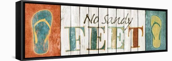 No Sandy Feet-Sd Graphics Studio-Framed Stretched Canvas