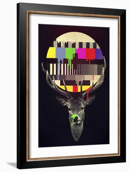 No Signal-Robert Farkas-Framed Giclee Print