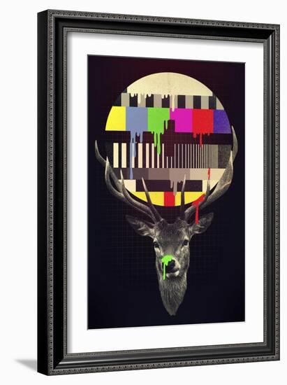 No Signal-Robert Farkas-Framed Giclee Print