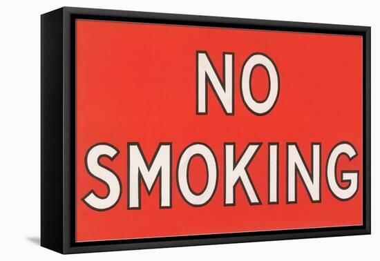 No Smoking Sign-null-Framed Premier Image Canvas