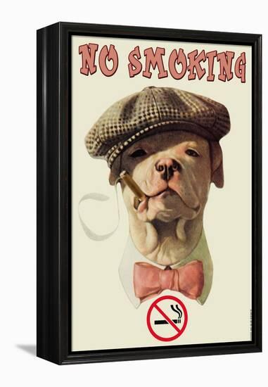 No Smoking-null-Framed Stretched Canvas