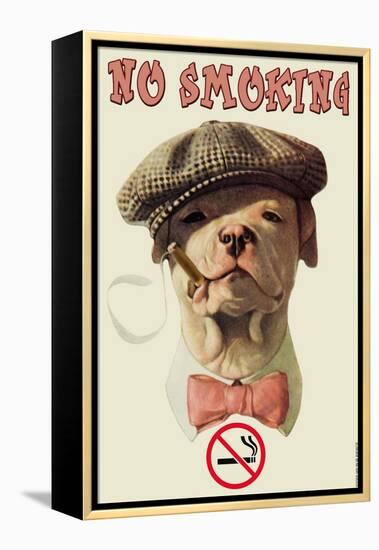 No Smoking-null-Framed Stretched Canvas