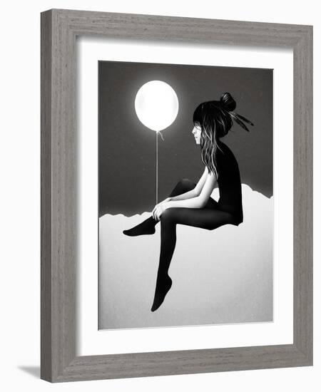 No Such Thing as Nothing by Night-Ruben Ireland-Framed Art Print