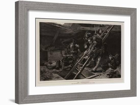 No Surrender-Andrew Carrick Gow-Framed Giclee Print