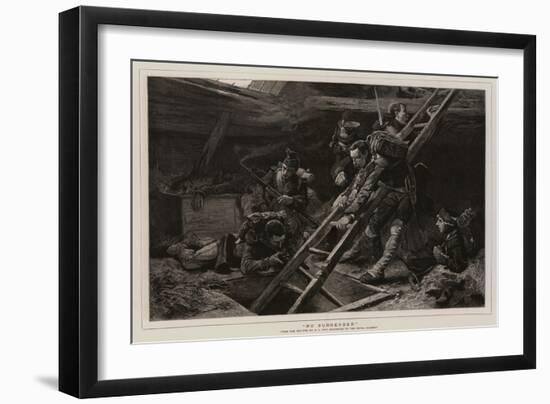 No Surrender-Andrew Carrick Gow-Framed Giclee Print