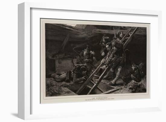 No Surrender-Andrew Carrick Gow-Framed Giclee Print