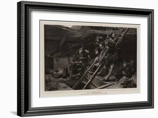 No Surrender-Andrew Carrick Gow-Framed Giclee Print