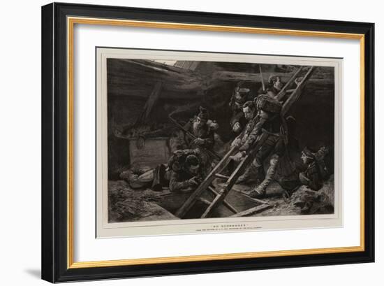 No Surrender-Andrew Carrick Gow-Framed Giclee Print