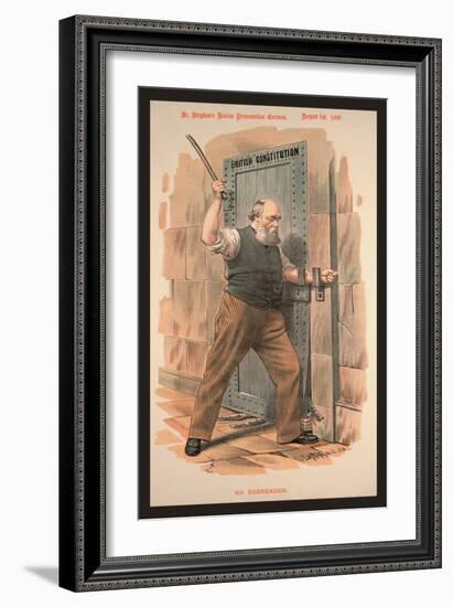 No Surrender-Tom Merry-Framed Art Print