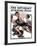 "No Swimming" Saturday Evening Post Cover, June 4,1921-Norman Rockwell-Framed Giclee Print