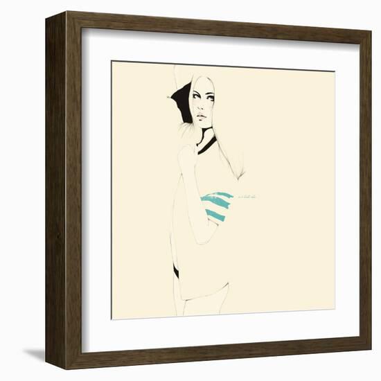 No te desnudes todavÌa-Manuel Rebollo-Framed Art Print