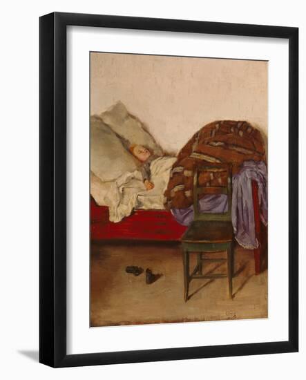 No Title-Christian Krohg-Framed Giclee Print