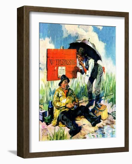 "'No Trespassing',"April 1, 1928-William Meade Prince-Framed Giclee Print