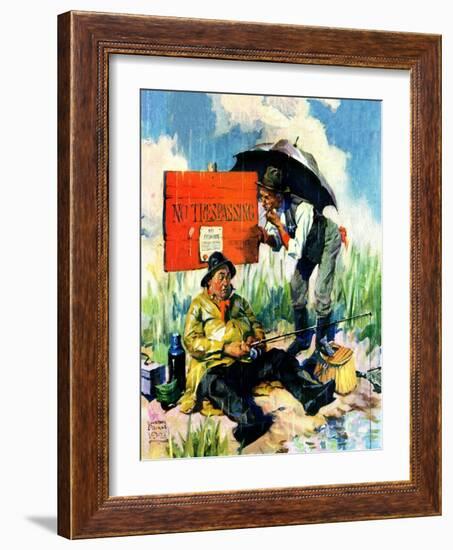 "'No Trespassing',"April 1, 1928-William Meade Prince-Framed Giclee Print