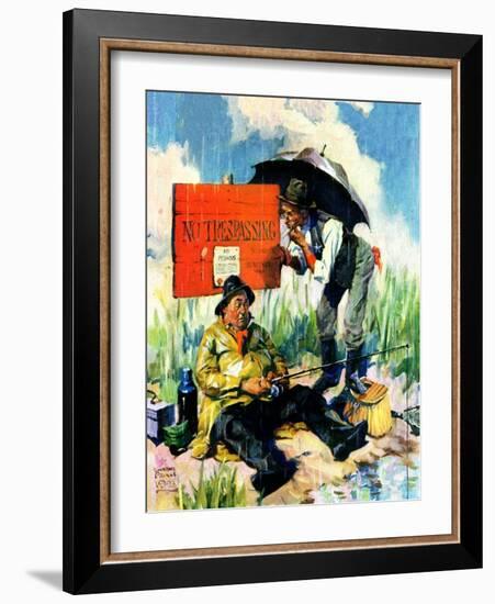 "'No Trespassing',"April 1, 1928-William Meade Prince-Framed Giclee Print