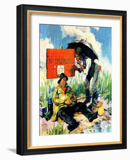 "'No Trespassing',"April 1, 1928-William Meade Prince-Framed Giclee Print