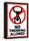 No Twerking Allowed Sign Humor-null-Framed Stretched Canvas