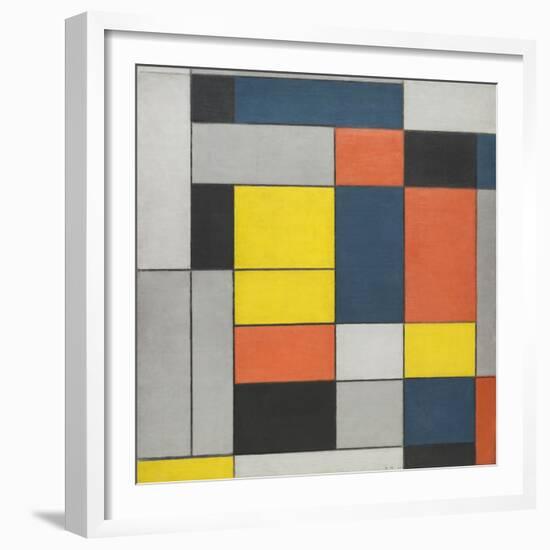 No. VI / Composition No.II-Piet Mondrian-Framed Giclee Print