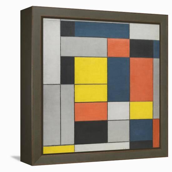 No. VI / Composition No.II-Piet Mondrian-Framed Premier Image Canvas