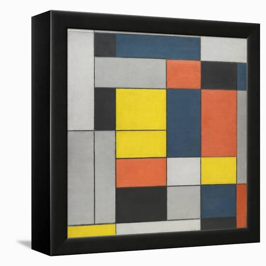 No. VI / Composition No.II-Piet Mondrian-Framed Premier Image Canvas