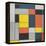 No. VI / Composition No.II-Piet Mondrian-Framed Premier Image Canvas