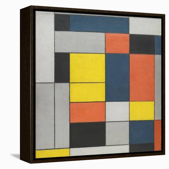 No. VI / Composition No.II-Piet Mondrian-Framed Premier Image Canvas